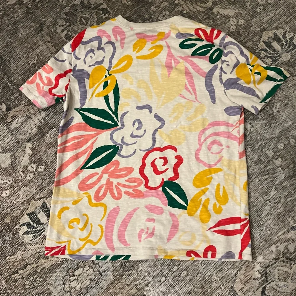 GAP Kids Organic Cotton One Pocket Floral T-Shirt XXL